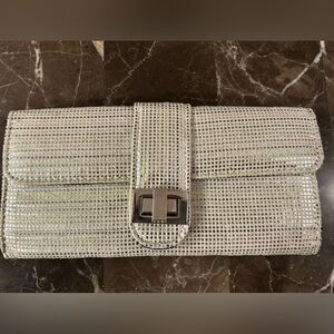 Shimmery Metallic Clutch Wallet